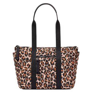 New Kate Spade Camden Spotted Leopard Medium Tote Brown Multi